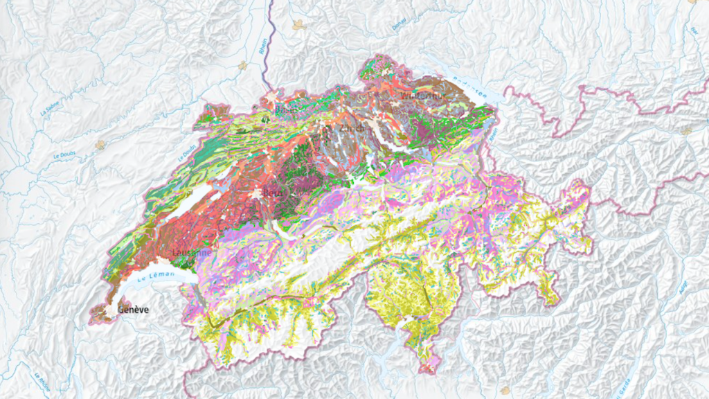 Carte des aptitudes des sols de la Suisse