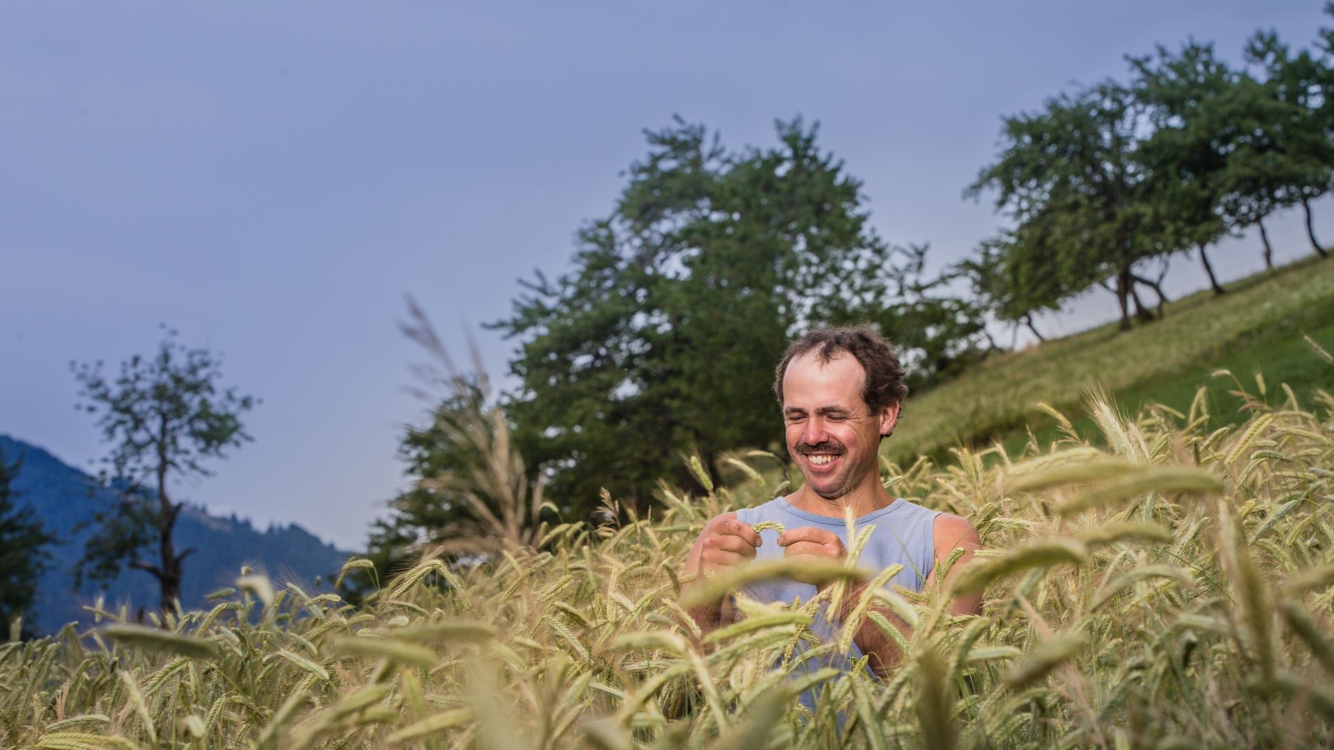 Jonas Schinner, Landwirt aus Ernen, VS