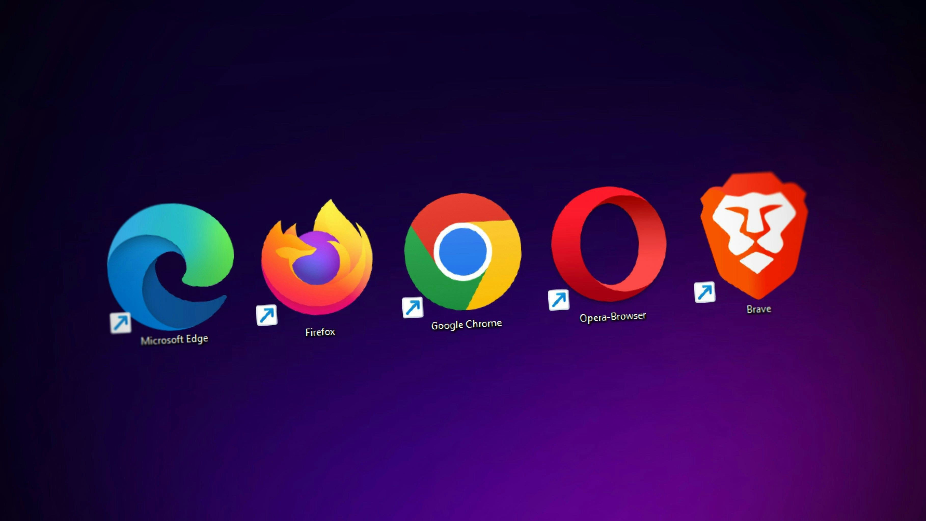 Verschiedene Browser-Icons