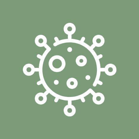 Icon geregelte Nicht-Quarantäneorganismen Virus, Viroid, Phytoplasma