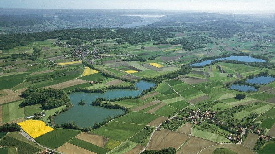 Aerial photo of Hüttwilen TG