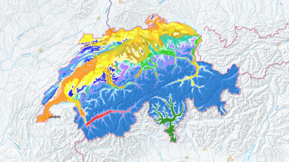 Carte des aptitudes climatiques pour l'agriculture en Suisse