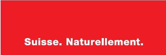 « Suisse. Naturellement. » est un slogan associé à un logo rouge et blanc dans lequel la marque de l’organisation concernée peut être intégrée.