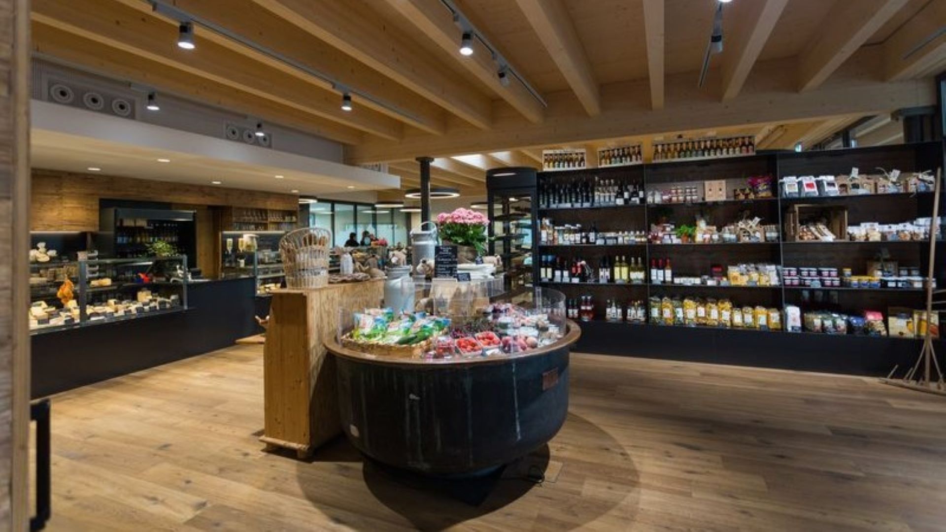 Magasin de vente de la manufacture de lait d'Einsiedeln