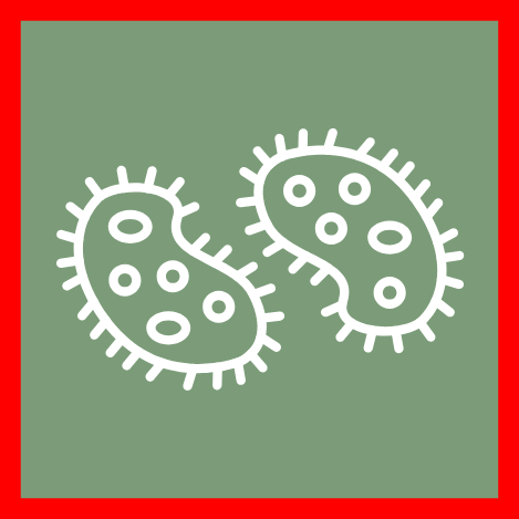 Icon organismi da quarantena batterio