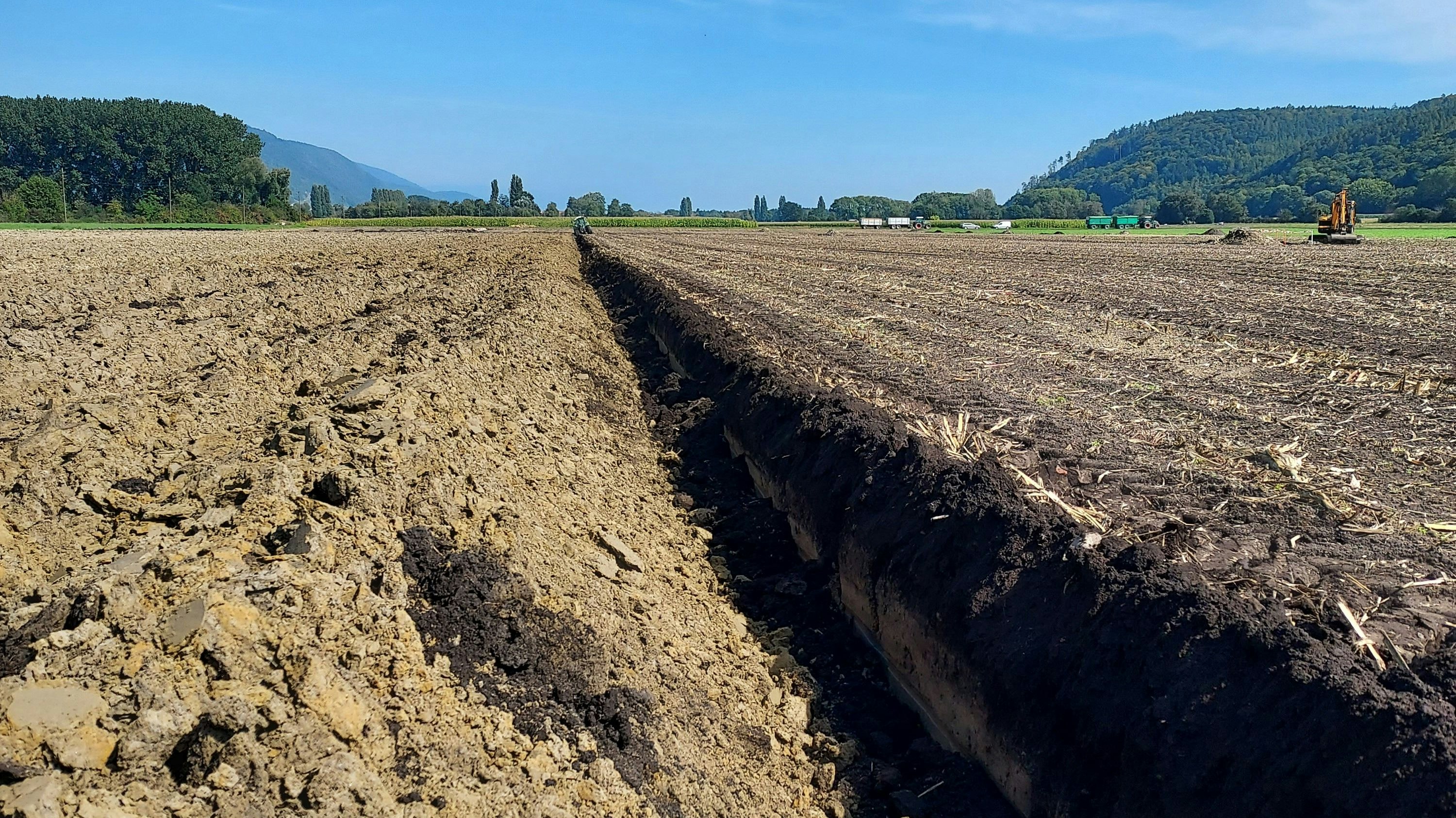 Terreno che è stato arato in profondità